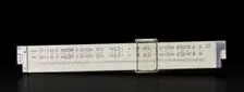Chemical slide rule owned by Sally Ride, ca. 1970. Creator: Keuffel & Esser Co.