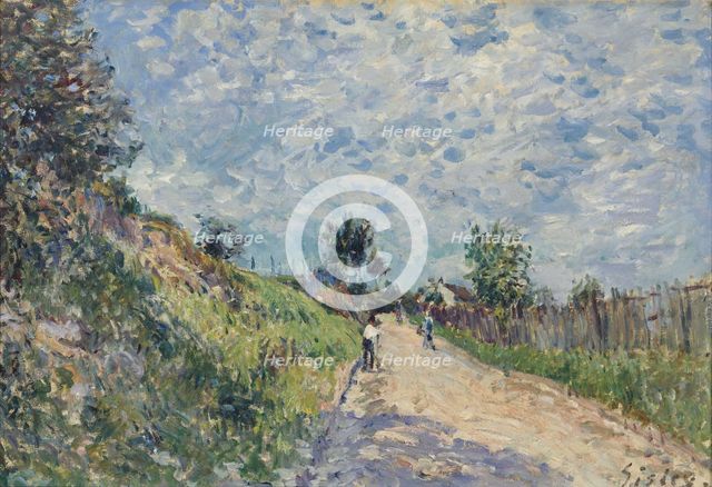 Chemin montant, 1870. Creator: Sisley, Alfred (1839-1899).