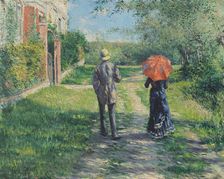 Chemin montant, 1881. Creator: Caillebotte, Gustave (1848-1894)