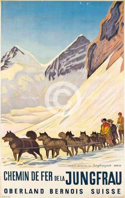 Chemin de Fer de la Jungfrau, 1925.