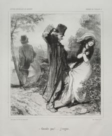 Chemin de Toulon. Creator: Paul Gavarni (French, 1804-1866)