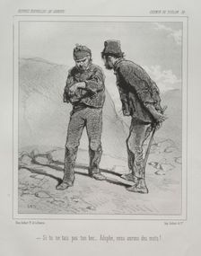 Chemin de Toulon. Creator: Paul Gavarni (French, 1804-1866)