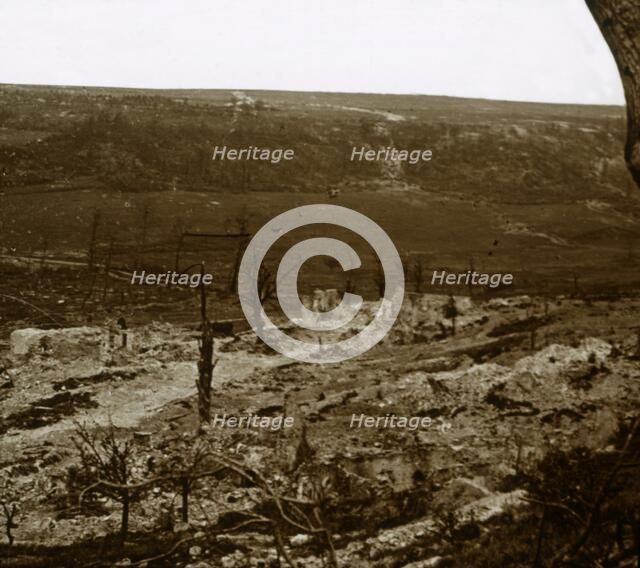 Chemin des Dames, northern France, c1914-c1918.  Artist: Unknown.