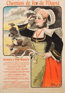 Chemins de fer de l'Ouest, 1901. Creator: Grün, Jules-Alexandre (1868-1938)
