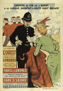 Chemins de fer de l'Ouest et du London, 1899. Creator: Grün, Jules-Alexandre (1868-1938)