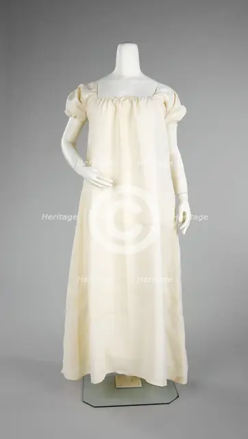 Chemise, American, 1790-1810. Creator: Unknown.