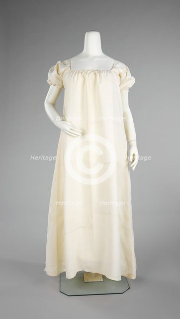 Chemise, American, 1790-1810. Creator: Unknown.