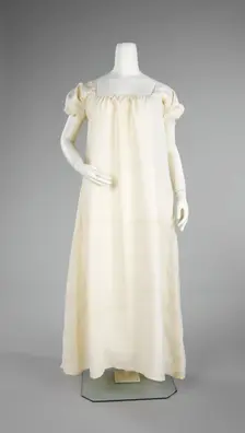 Chemise, American, 1790-1810. Creator: Unknown