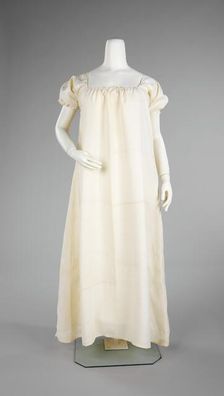Chemise, American, 1790-1810. Creator: Unknown