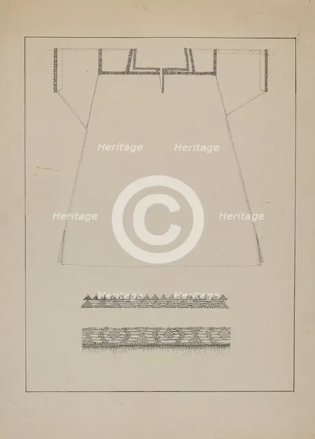 Chemise, c. 1936. Creator: Evelyn Bailey.