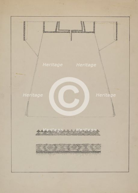 Chemise, c. 1936. Creator: Evelyn Bailey.