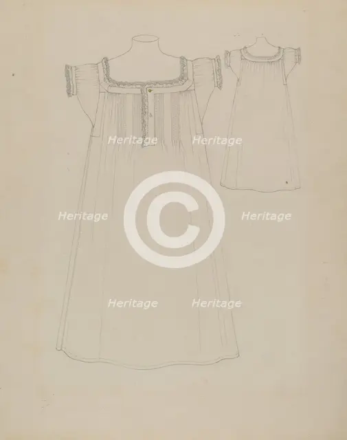 Chemise, c. 1936. Creator: Rosalia Lane.