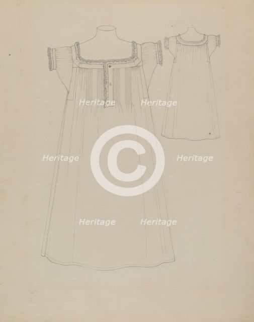 Chemise, c. 1936. Creator: Rosalia Lane.