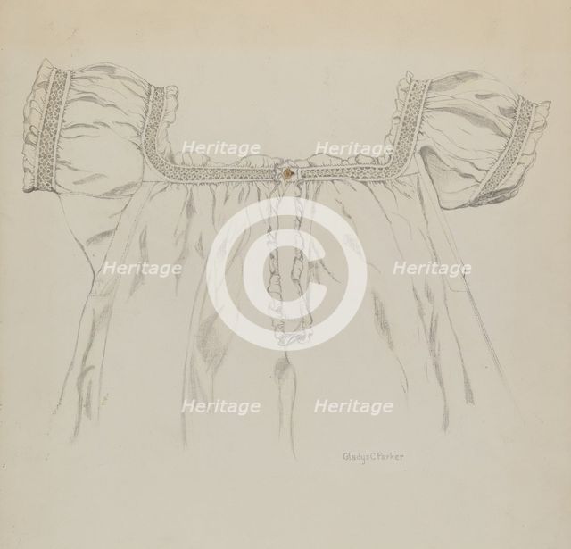Chemise, c. 1937. Creator: Gladys C. Parker.