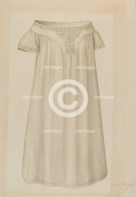Chemise, c. 1939. Creator: Jean Peszel.