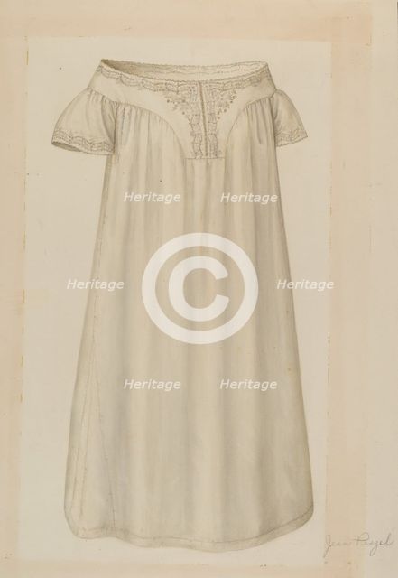 Chemise, c. 1939. Creator: Jean Peszel.