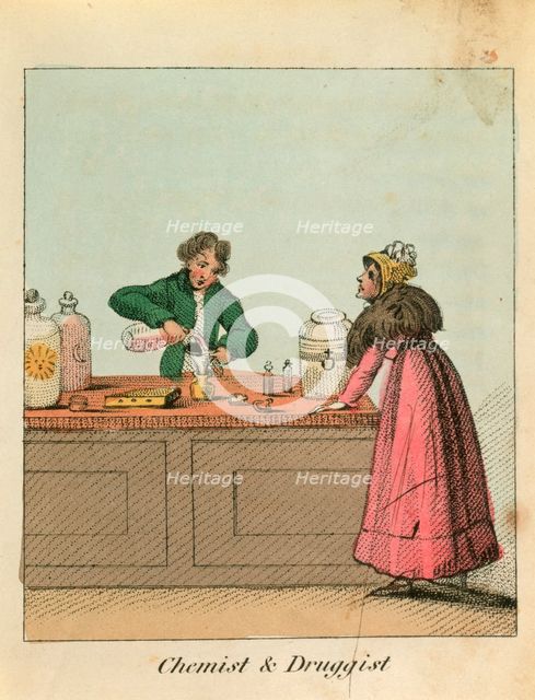 'Chemist & Druggist', 1818. Creator: John Harris.