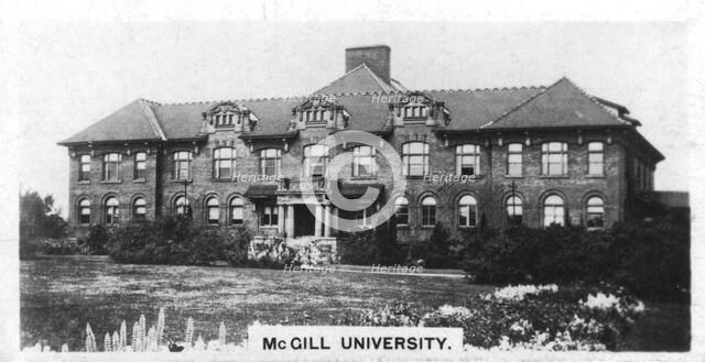 Chemistry building, McGill University, Montreal, Canada, c1920s. Artist: Unknown