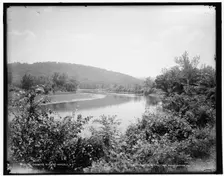 Chemung River at Waverly, N.Y., c1900. Creator: Unknown