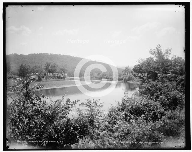 Chemung River at Waverly, N.Y., c1900. Creator: Unknown.