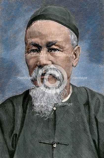 Chen Lanbin (1816-1895), First Chinese Minister to the United States during the Qing Dynasty, 1879. Creator: Unknown.