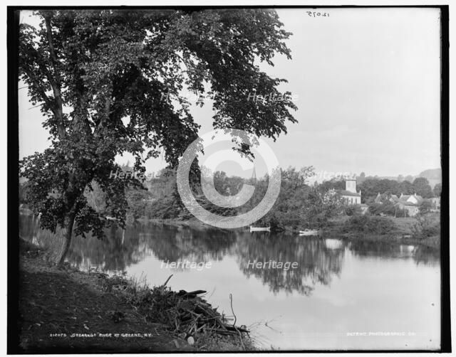 Chenango River at Greene, N.Y., c1900. Creator: Unknown.