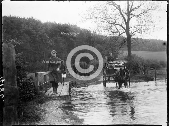 Chenies, Chiltern, Buckinghamshire, 1917. Creator: Katherine Jean Macfee.