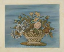 Chenille Embroidery, c. 1937. Creator: O.A. Kirby