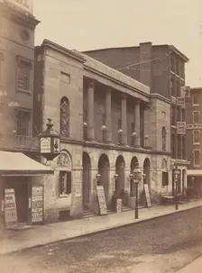 Chesnut Street Theatre, Philadelphia, 1855. Creator: James McClees