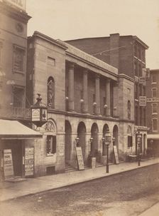 Chesnut Street Theatre, Philadelphia, 1855. Creator: James McClees