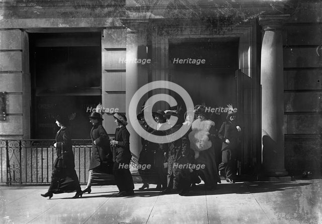 Chesapeake & Potomac Telephone Co. - Telephone Girls, 1914. Creator: Harris & Ewing.