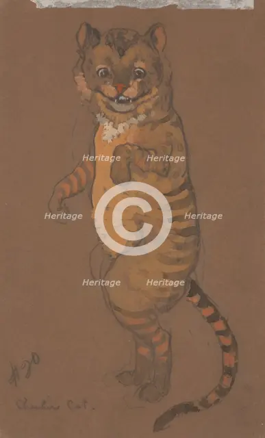 Cheshire Cat (costume design for Alice-in-Wonderland, 1915). Creator: William Penhallow Henderson.