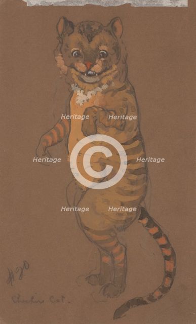 Cheshire Cat (costume design for Alice-in-Wonderland, 1915). Creator: William Penhallow Henderson.