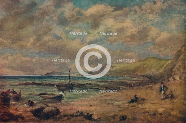 'Chesil Beach', late 18th-early 19th century, (1943).  Creator: John Constable.