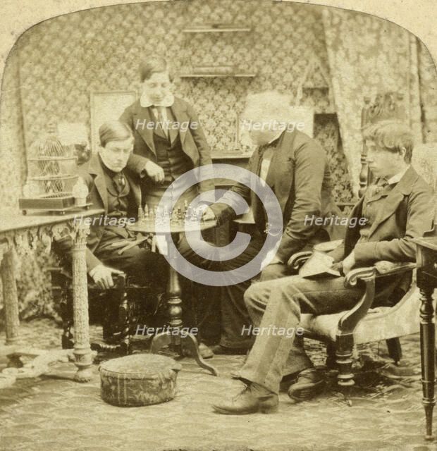 'Chess', 1850s. Artist: Unknown