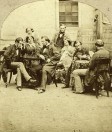 Chess and Cards c1850s