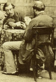 Chess and Cards c1850s