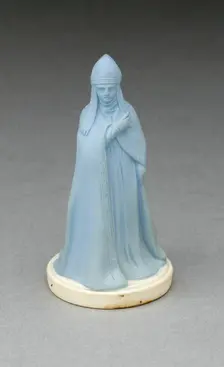 Chess Piece: Bishop, Burslem, 19th century. Creator: Wedgwood