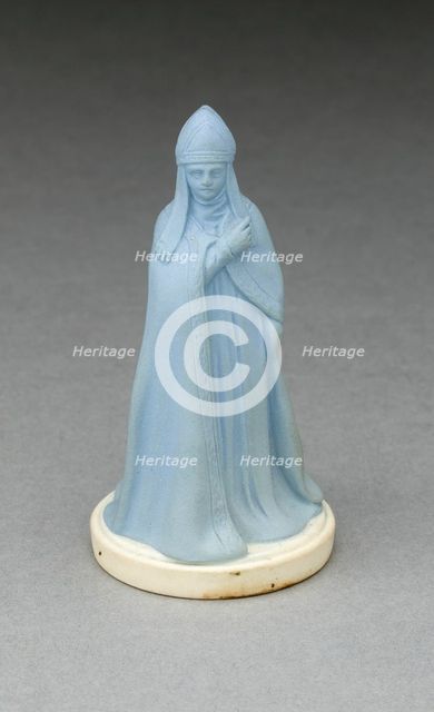Chess Piece: Bishop, Burslem, 19th century. Creator: Wedgwood.