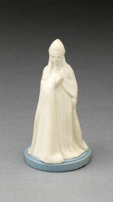 Chess Piece: Bishop, Burslem, 19th century. Creator: Wedgwood