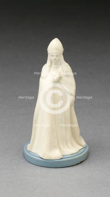 Chess Piece: Bishop, Burslem, 19th century. Creator: Wedgwood.