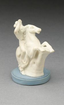 Chess Piece: Knight, Burslem, 19th century. Creator: Wedgwood