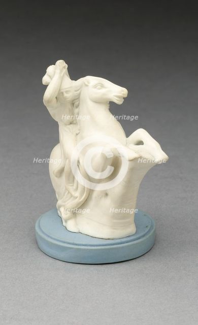Chess Piece: Knight, Burslem, 19th century. Creator: Wedgwood.