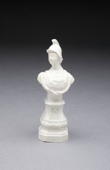 Chess Piece: Knight, Höchst, 1762/96. Creator: Höchst Factory