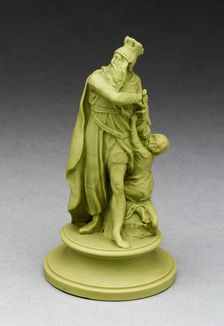 Chess Piece: King, Burslem, Late 18th century. Creator: Wedgwood