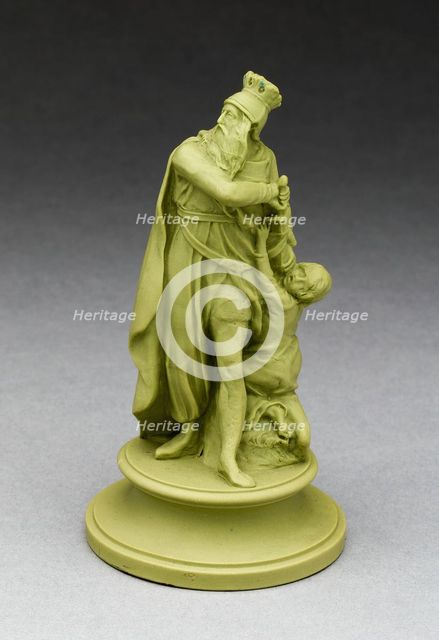 Chess Piece: King, Burslem, Late 18th century. Creator: Wedgwood.