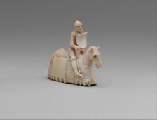 Chess Piece in the Form of a Knight, Western European, possibly England, ca. 1350-60. Creator: Unknown