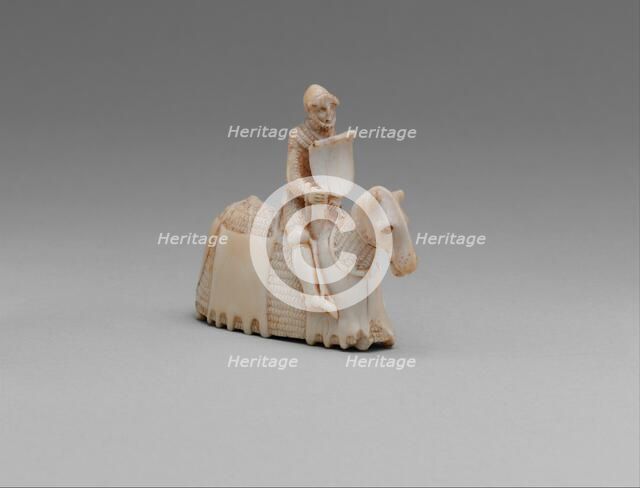 Chess Piece in the Form of a Knight, Western European, possibly England, ca. 1350-60. Creator: Unknown.