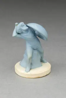 Chess Piece: Pawn, Burslem, 19th century. Creator: Wedgwood