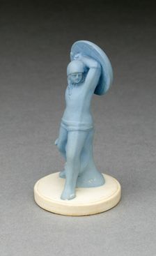 Chess Piece: Pawn, Burslem, 19th century. Creator: Wedgwood
